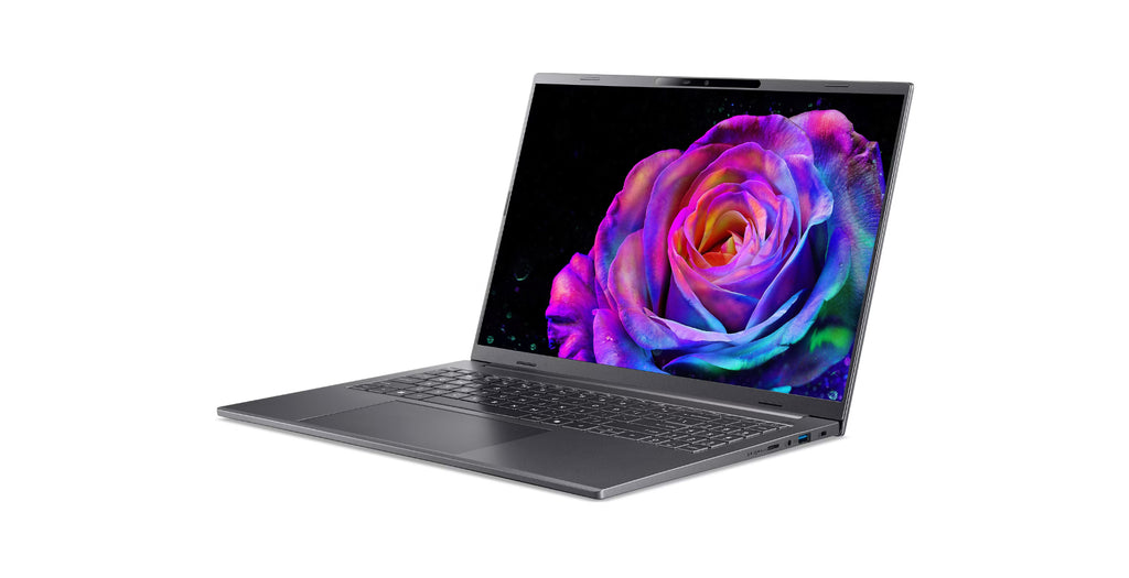 Acer Aspire 16 AI A16-61M-R473 Copilot+ PC AMD Ryzen AI 5 330 Ordinateur portable 40,6 cm (16") WUXGA+ 16 Go LPDDR5x-SDRAM 512 Go SSD Wi-Fi 6E (802.11ax) Windows 11 Home Allemand Gris - vue 3