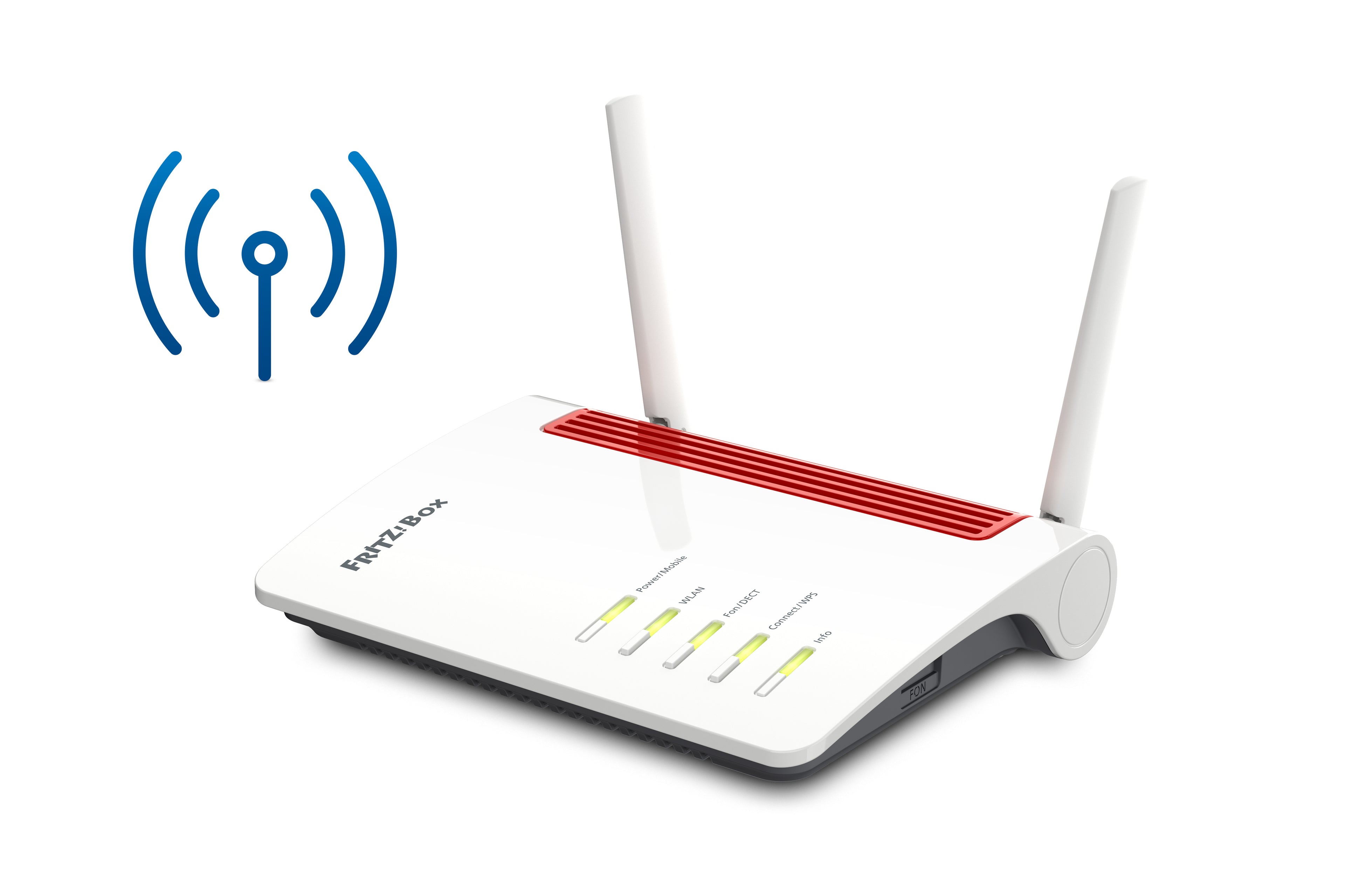 Box FRITZ! 6850 LTE routeur sans fil Gigabit Ethernet Bi-bande (2,4 GHz / 5 GHz) 4G Blanc