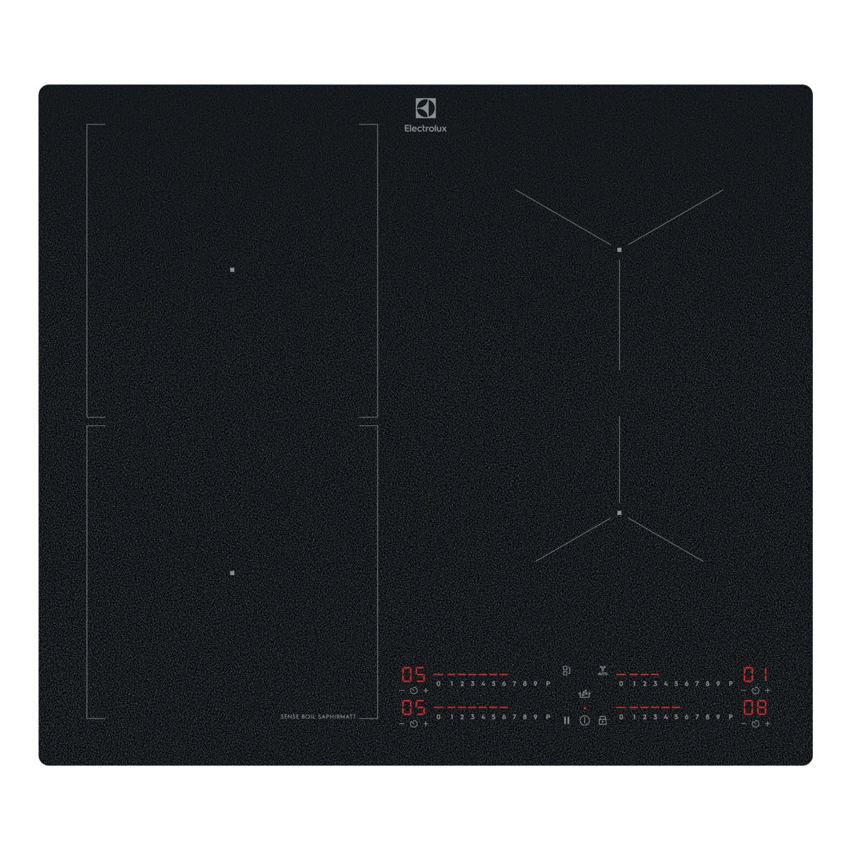 Electrolux EIS62453IZ Noir Intégré 60 cm Plaque avec zone à induction 4 zone(s)