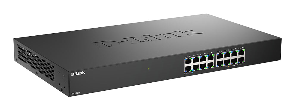 D-Link DMS-1016 Switch Ethernet 2.5G Non-géré L2+, 16 Ports RJ-45, Noir