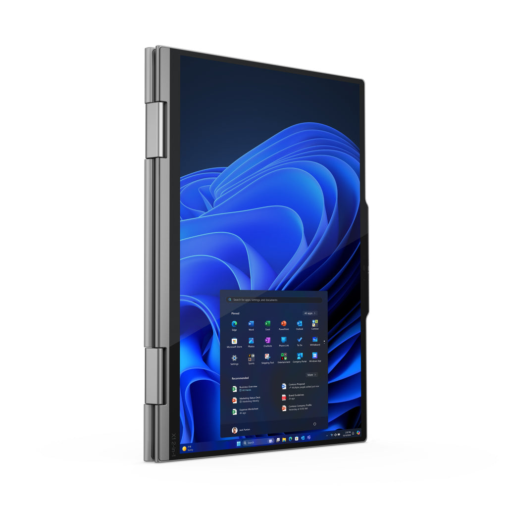 Lenovo ThinkPad X1 2-in-1 Gen 10 Aura Edition Copilot+ PC Intel Core Ultra 7 258V Hybride (2-en-1) 35,6 cm (14") Écran tactile 2.8K 32 Go LPDDR5x-SDRAM 1 To SSD Wi-Fi 7 (802.11be) Windows 11 Pro Allemand Gris