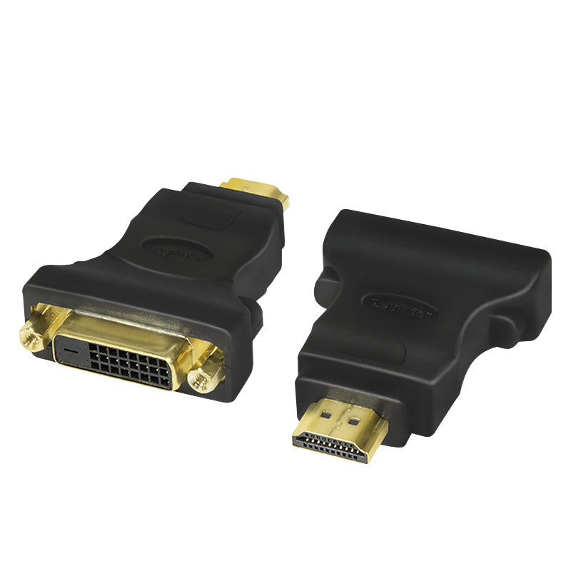 LogiLink Adaptateur HDMI vers DVI, Femelle HDMI 19-pin vers Mâle DVI-D (24+1), Noir