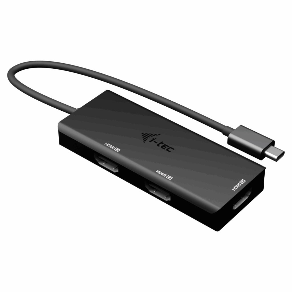 i-tec Adaptateur Vidéo USB-C Triple 4K HDMI, Power Delivery 100W