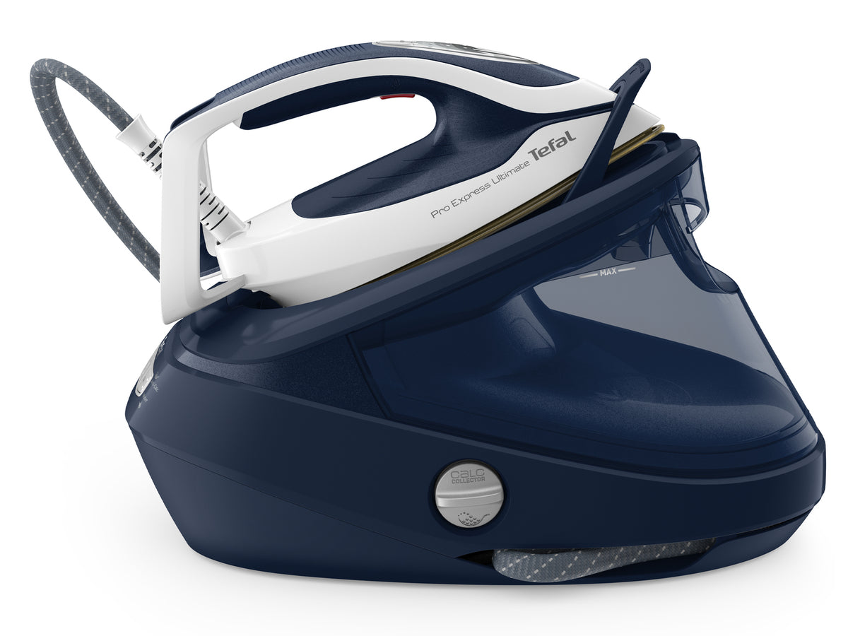 Tefal Pro Express Ultimate II GV9720 1,2 L Durilium Airglide Autoclean Ultra Thin soleplate Bleu, Blanc