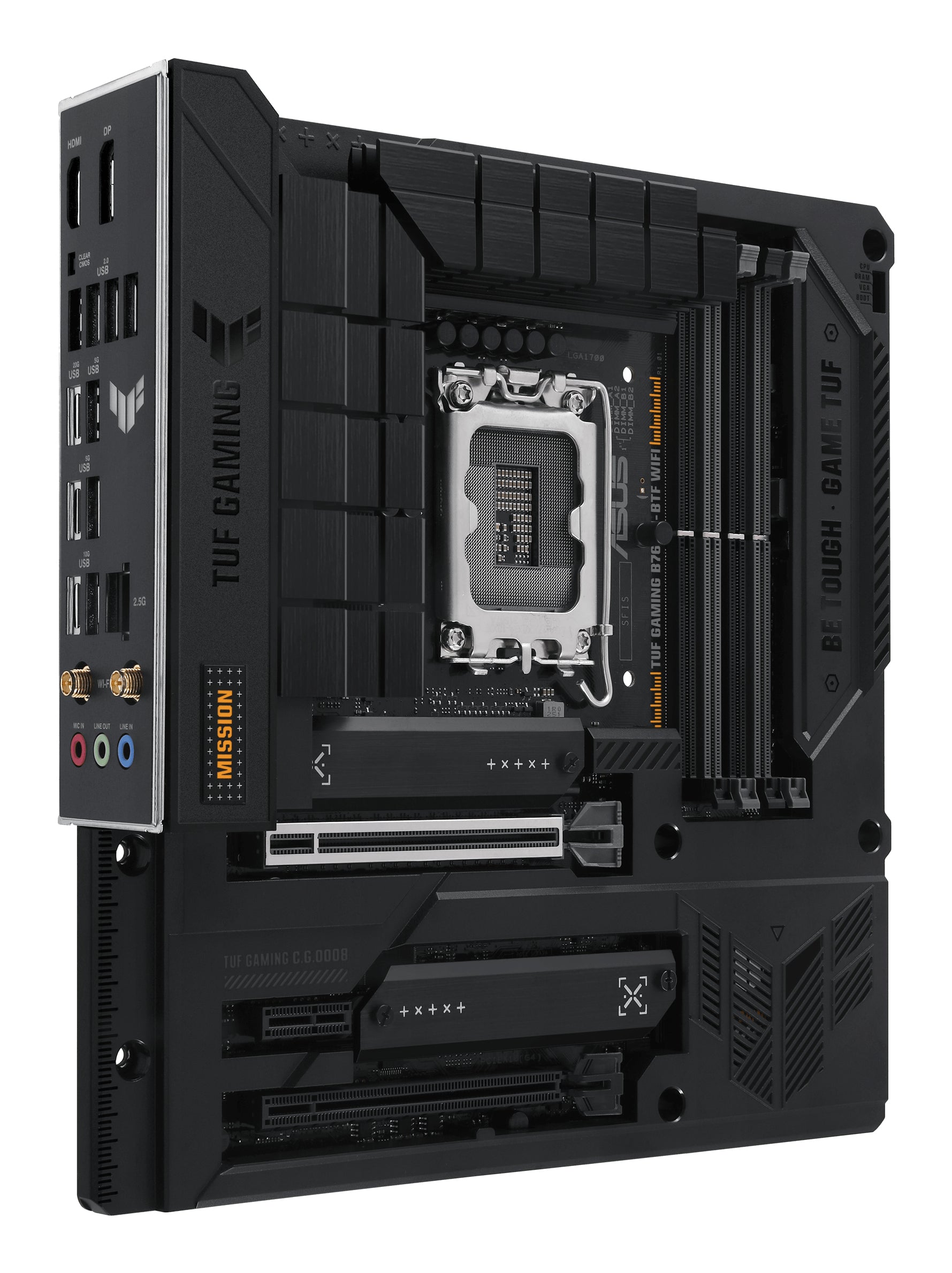 ASUS TUF GAMING B760M-BTF WIFI Intel B760 LGA 1700 micro ATX