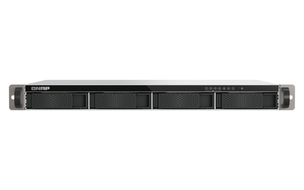 QNAP TS-433eU NAS Rack (1 U) Cortex-A Cortex-A55 4 Go 0 To QNAP Turbo System Noir - vue 4