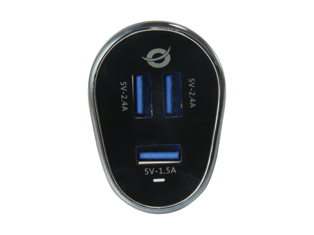 Conceptronic CARDEN06B Chargeur Universel pour Appareils Mobiles, Allume-cigare Auto, Noir