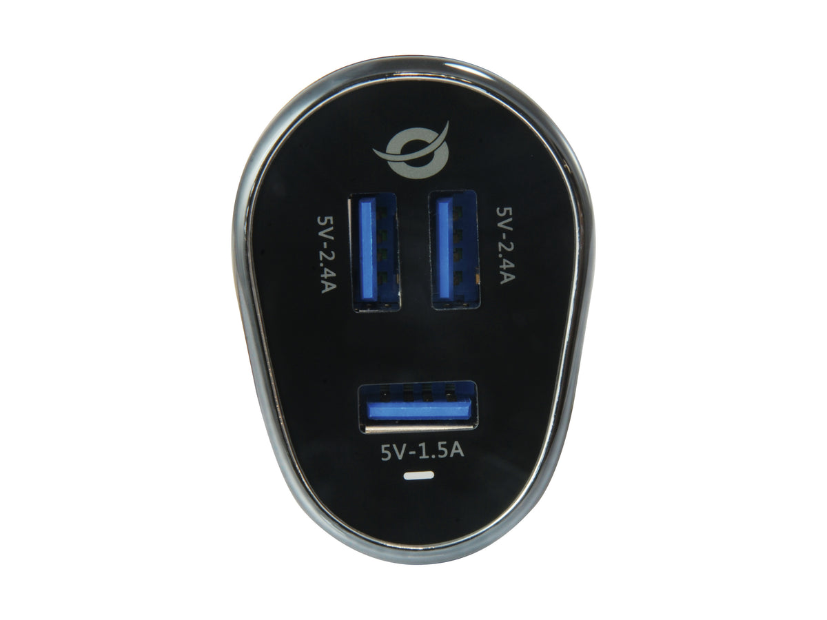 Conceptronic CARDEN06B Chargeur Universel pour Appareils Mobiles, Allume-cigare Auto, Noir
