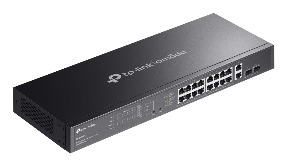 TP-Link Omada ES220GMP commutateur réseau Géré L2 Gigabit Ethernet (10/100/1000) Connexion Ethernet, supportant l'alimen