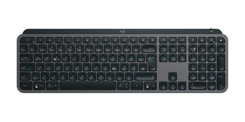 Logitech MX Keys Combo for Business Sæt med mus og tastatur Saks Ja Trådløs Tysk