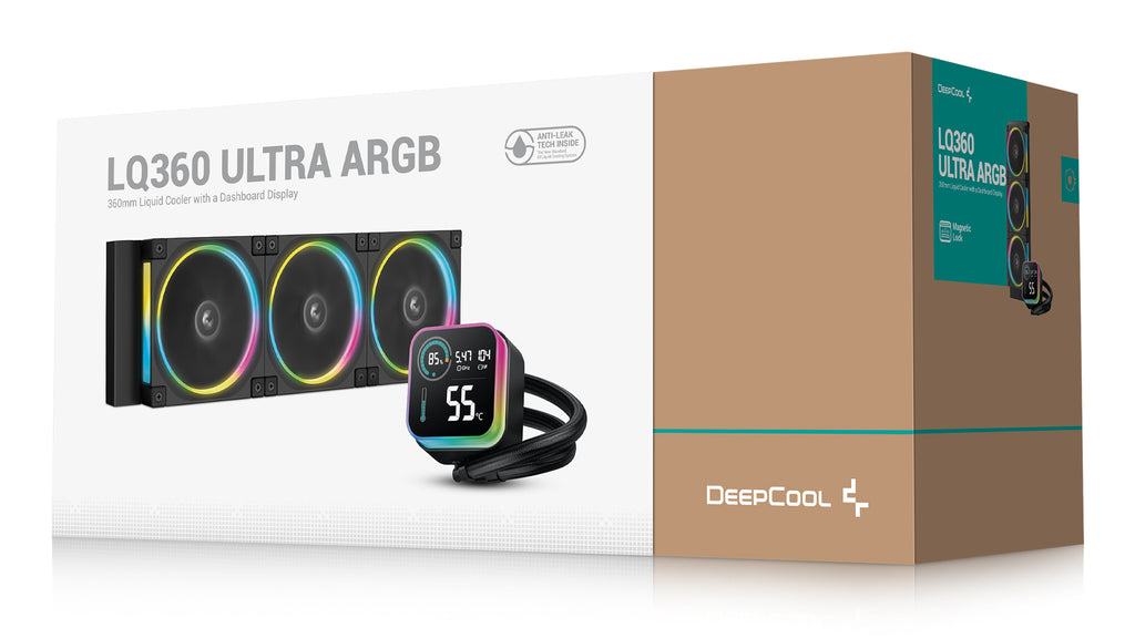 DeepCool LQ360 Ultra ARGB Refroidissement Liquide pour Intel et AMD, Noir