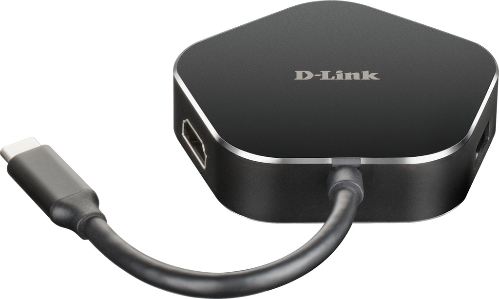 D-Link DUB-M420 Station d'accueil Thunderbolt 3 Aluminium, Noir