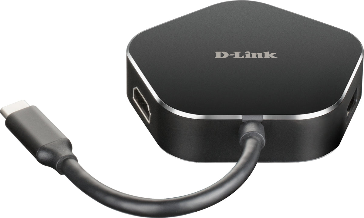 D-Link DUB-M420 Station d'accueil Thunderbolt 3 Aluminium, Noir