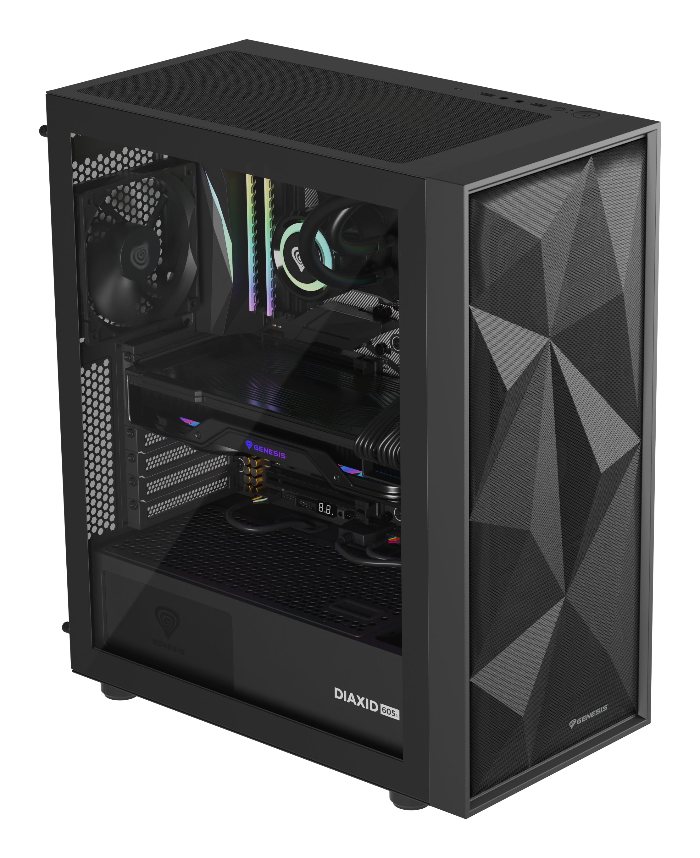 GENESIS Diaxid 605F Midi Tower Noir