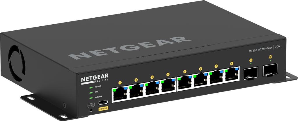 NETGEAR GSM4210PX Géré L2/L3 Gigabit Ethernet (10/100/1000) Connexion Ethernet, supportant l'alimentation via ce port (P