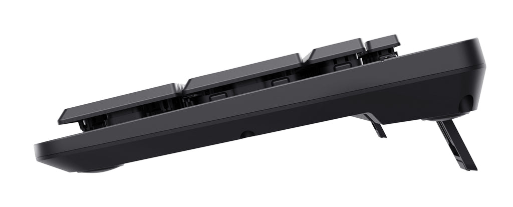 Trust Ody II Clavier de Bureau Sans Fil RF, QWERTY Nordique, Noir
