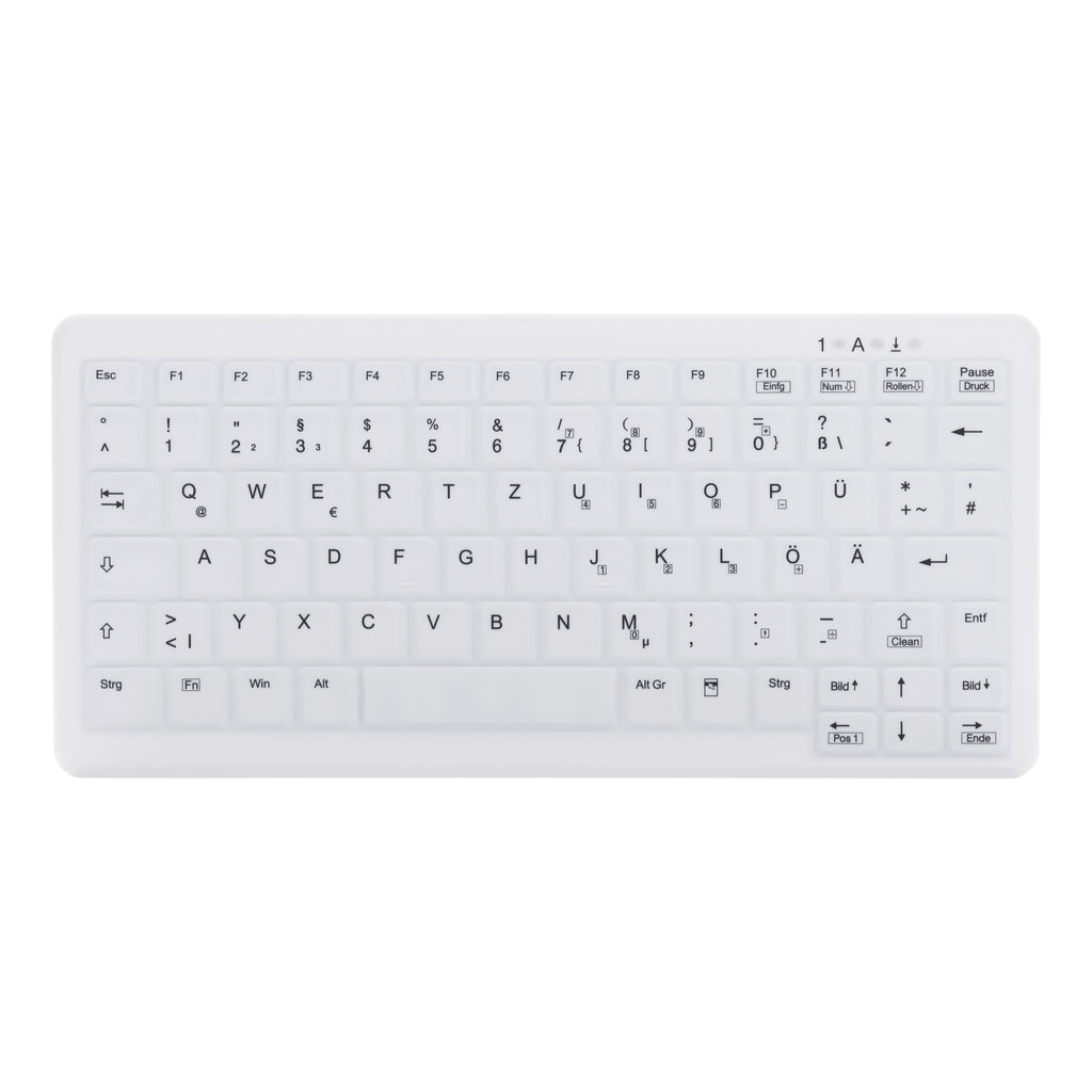 Contour Design Active Key AK-C4110 clavier Médical RF sans fil QWERTZ Allemand Blanc