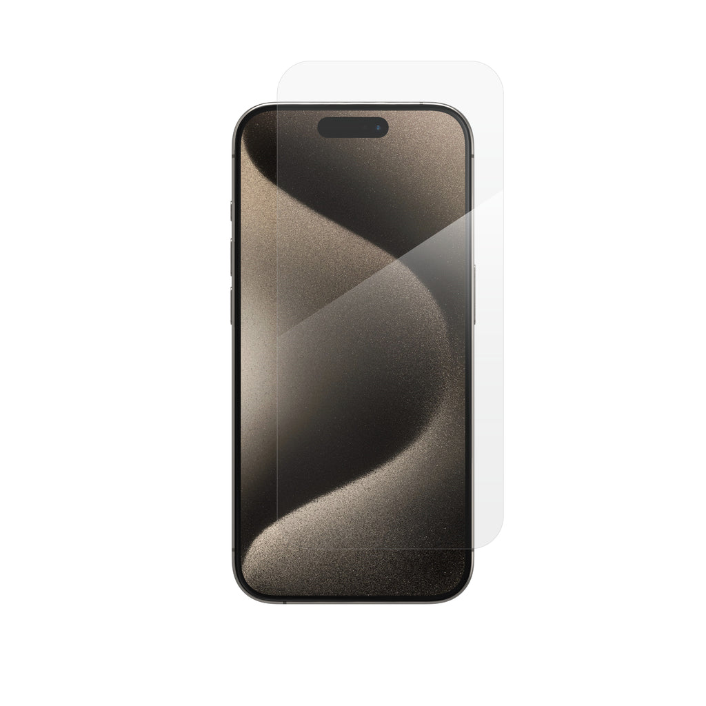 InvisibleShield Glass XTR3 Protection d'écran pour iPhone 15 Pro, Transparent
