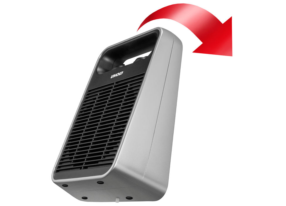 Unold 86106 appareil de chauffage Intérieure Noir, Argent 2000 W Chauffage de ventilateur électrique