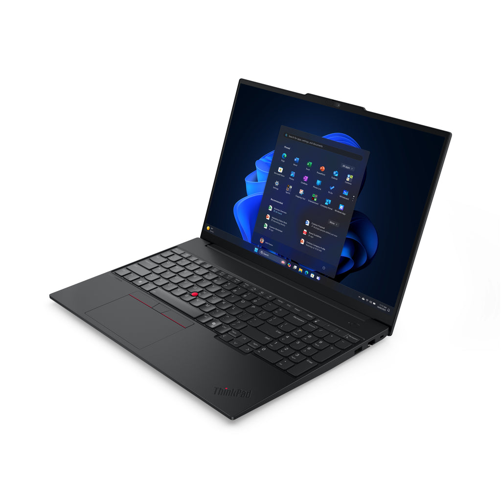 Lenovo ThinkPad E16 Gen 3 (Intel) Intel Core Ultra 5 225U Ordinateur portable 40,6 cm (16") WUXGA 32 Go DDR5-SDRAM 1 To SSD Wi-Fi 6E (802.11ax) Windows 11 Pro Allemand Noir