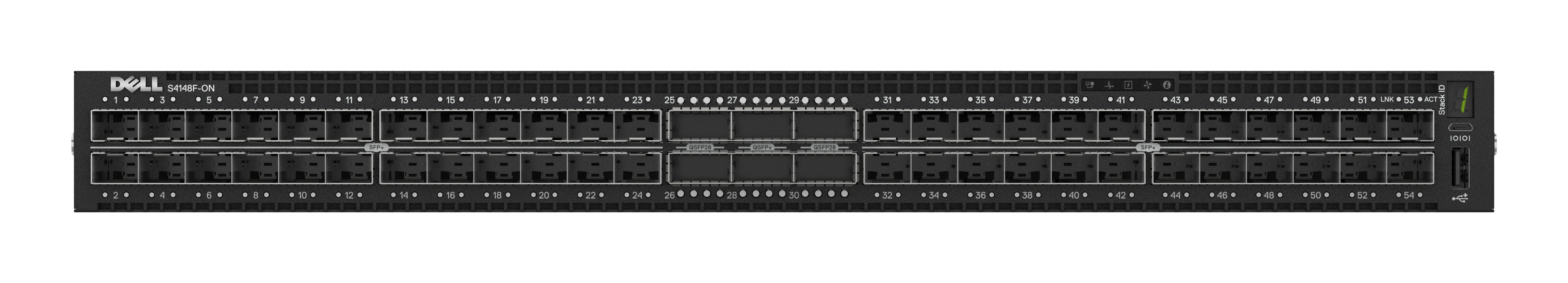 DELL S-Series S4148F-ON Géré L2/L3 1U Noir