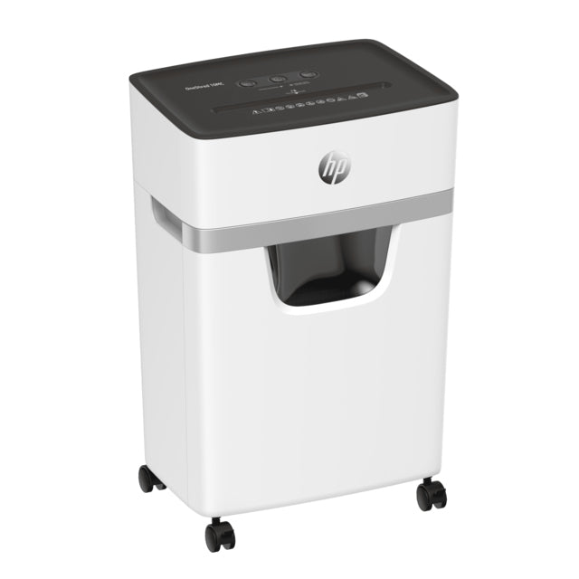 HP OneShred 10MC Destructeur de Papier Micro-broyage 22 cm Blanc