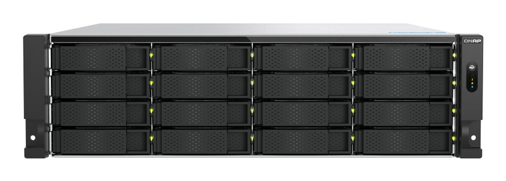 QNAP TS-H1677AXU-RP Serveur de stockage Rack (3 U) AMD Ryzen™ 7 7745 32 Go DDR5 0 To QNAP QTS Noir, Gris