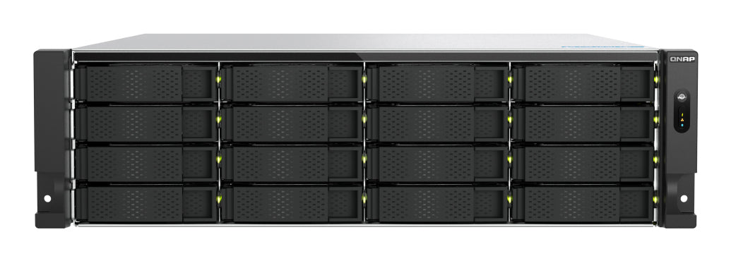 QNAP TS-H1677AXU-RP Serveur de stockage Rack (3 U) AMD Ryzen™ 7 7745 32 Go DDR5 0 To QNAP QTS Noir, Gris
