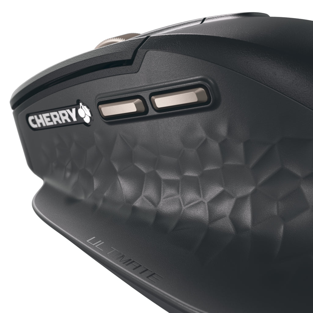 CHERRY Stream Mouse Ultimate, Souris Sans Fil RF, Bluetooth et USB Type-C, 4000 DPI, Noir