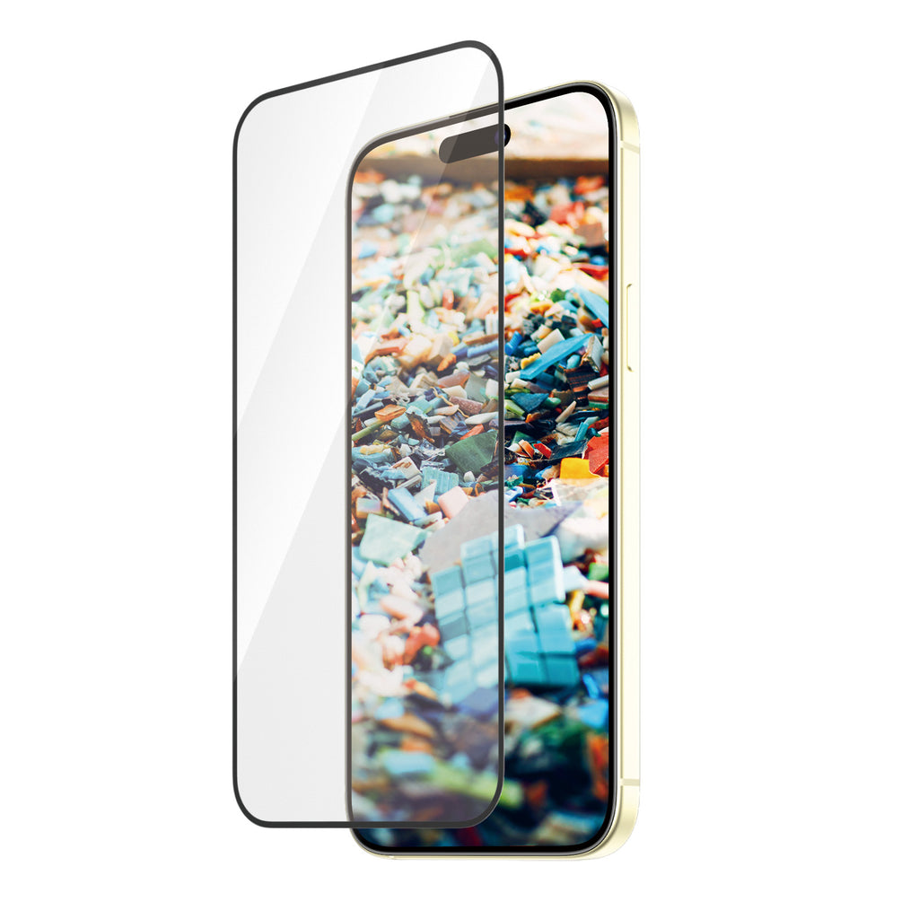 PanzerGlass Re:fresh Protection d'écran pour iPhone 15 Plus, Ultra-Wide Fit avec EasyAligner, Transparent