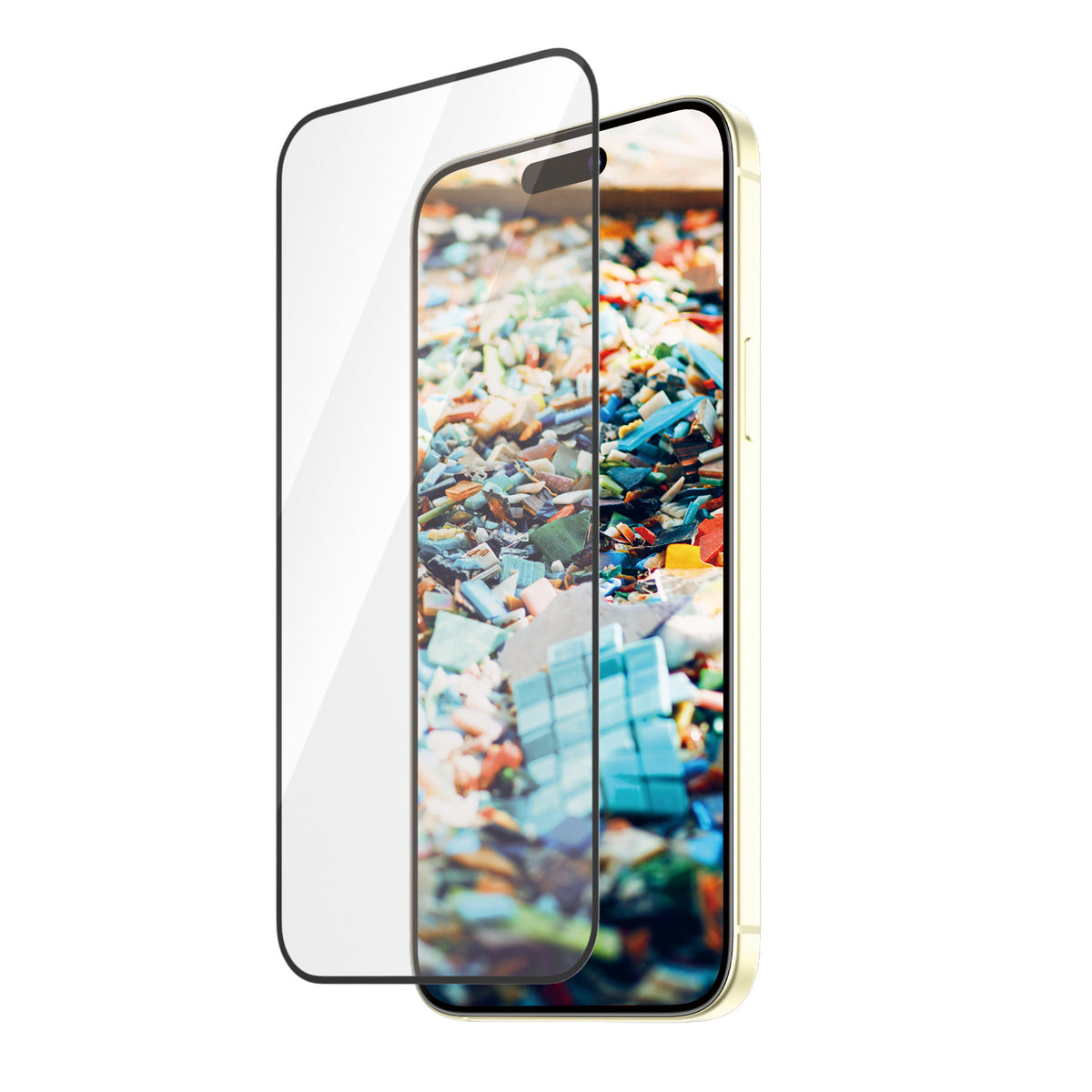 PanzerGlass Re:fresh Protection d'écran pour iPhone 15 Plus, Ultra-Wide Fit avec EasyAligner, Transparent