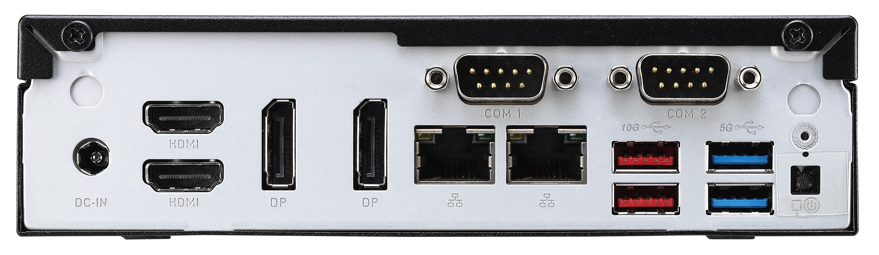 Shuttle Slim PC DH770 , S1700, 2x HDMI, 2x DP , 2x 2.5G LAN, 2x COM, 8x USB, 1x 2.5", 2x M.2, fonctionnement permanent 24/7, attaches VESA