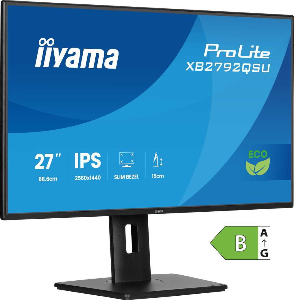 iiyama ProLite XB2792QSU-B1 Écran PC 27" Quad HD LED Noir
