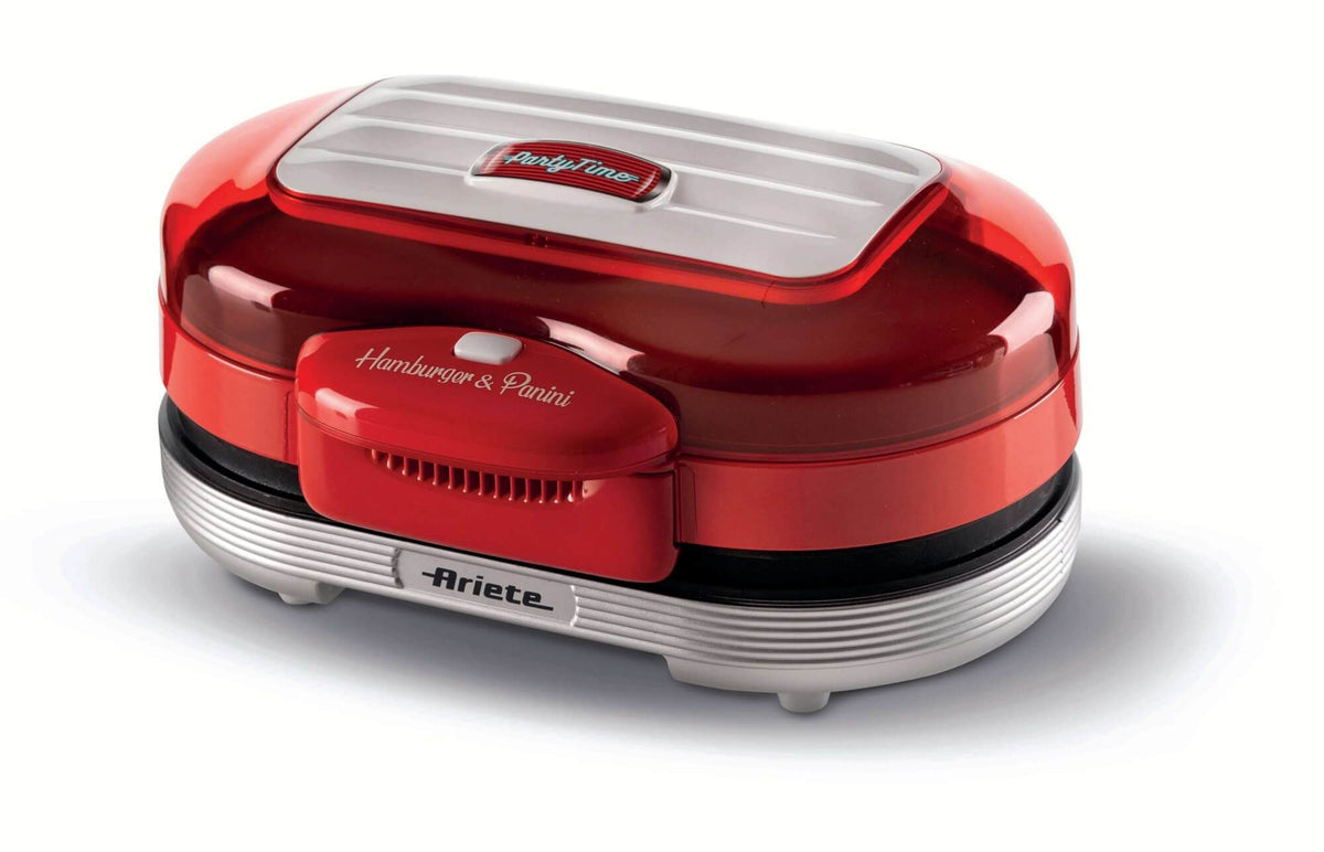 Ariete Party Time 0205 Burgermaskine 1.2kW Rød