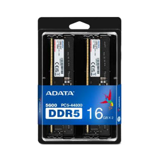 ADATA DDR5 5600 U-DIMM module de mémoire 32 Go 2 x 16 Go 288-pin DIMM ECC - vue 2
