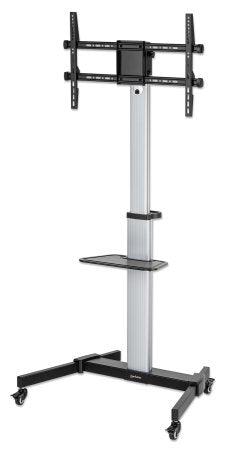 Manhattan Support TV sur Roulettes pour Écrans 37" à 86", VESA 200x200 à 600x400 mm, Charge Max 50 kg