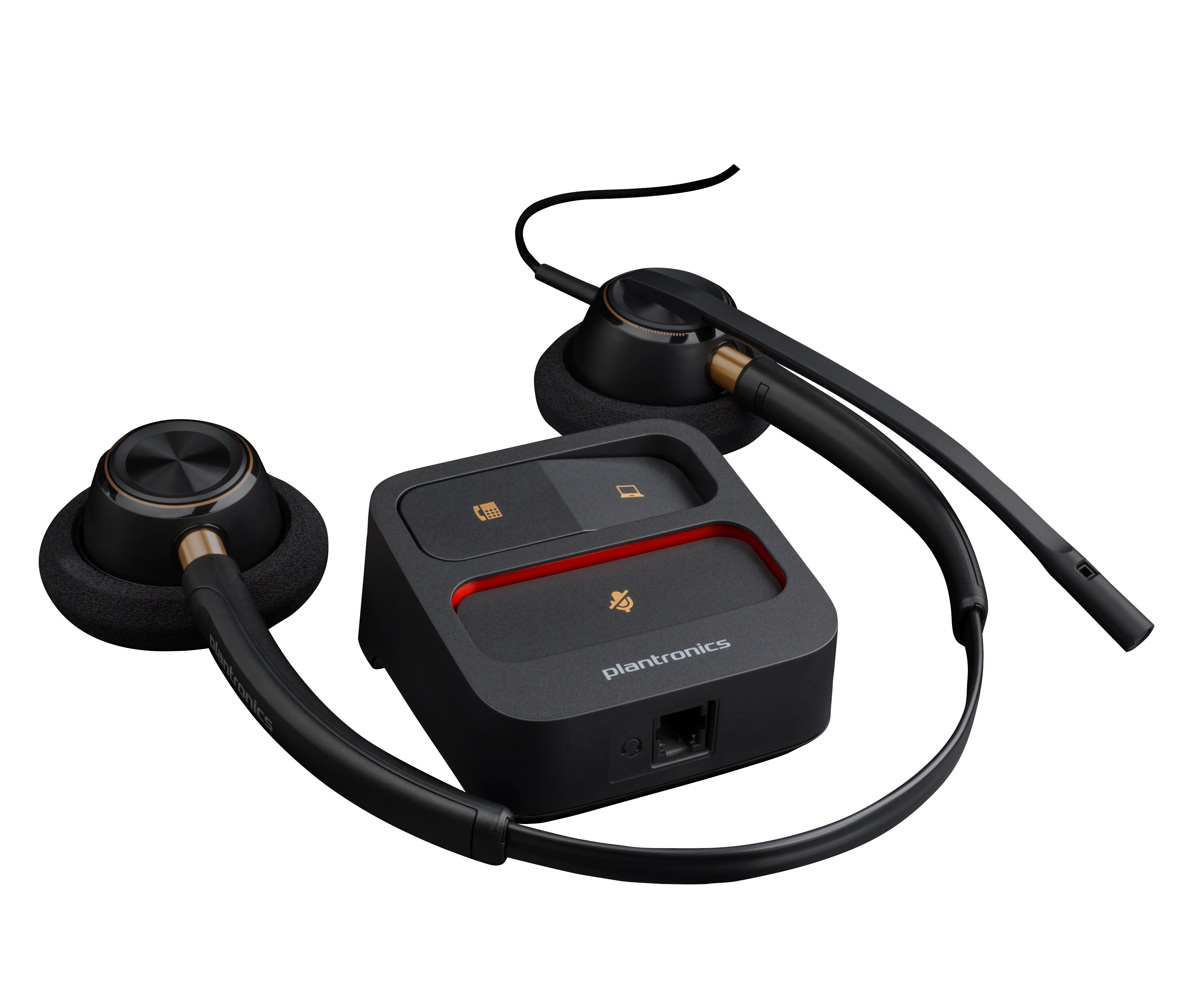 HP Poly Micro-casque binaural Poly EncorePro 520 + fonction Quick Disconnect