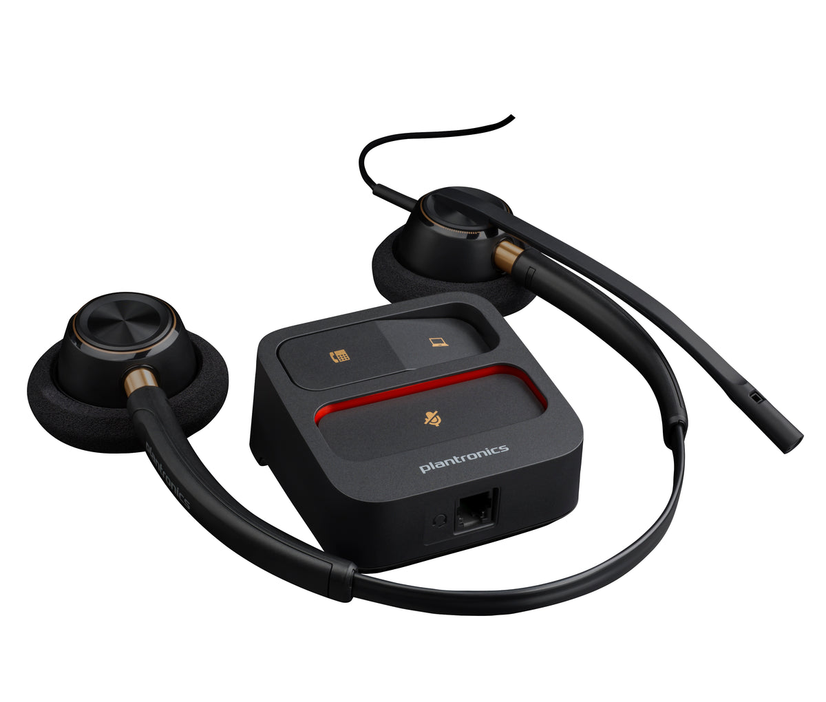 HP Poly EncorePro 520 Micro-casque Binaural avec Quick Disconnect, Noir
