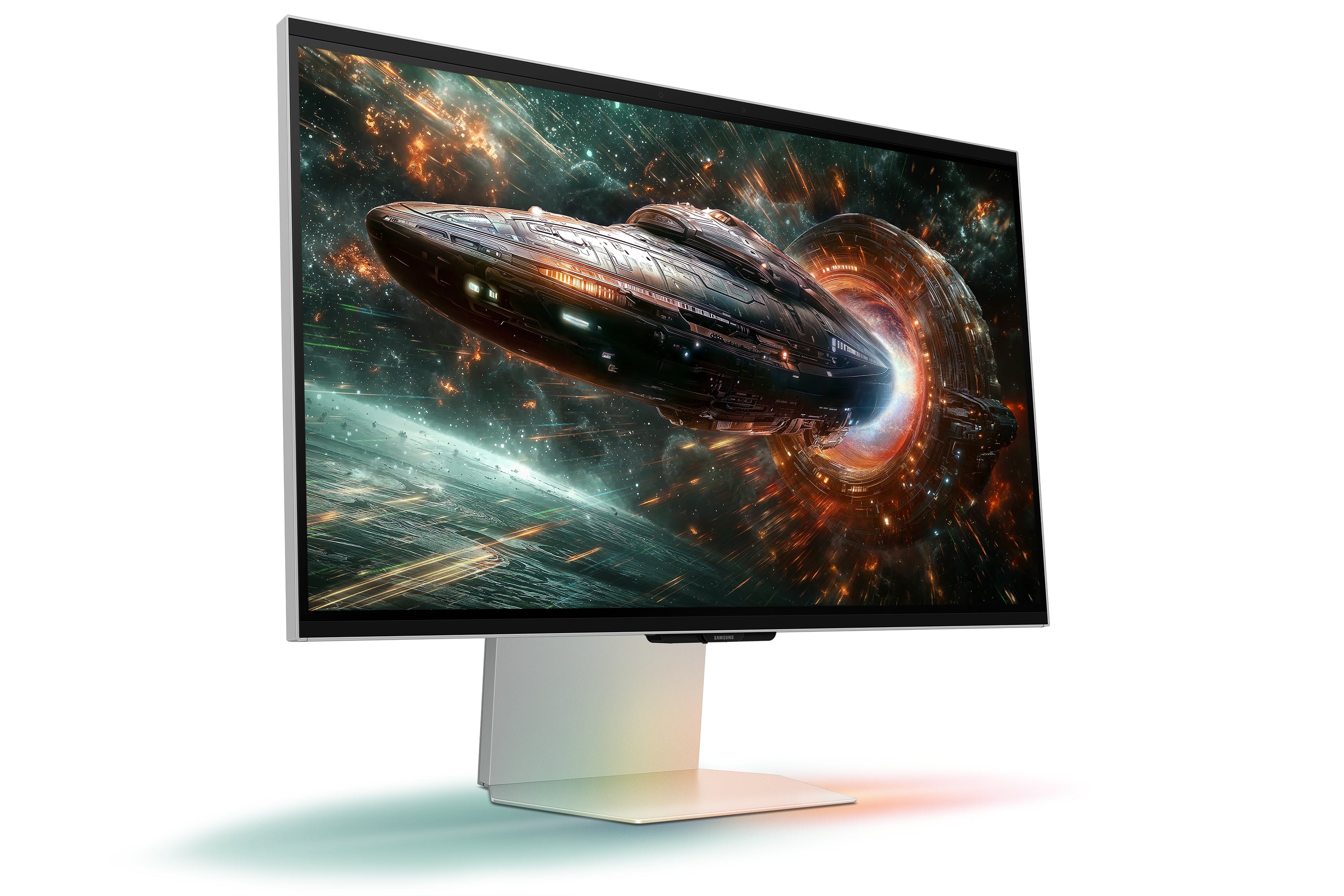 Samsung Samsung G90XF écran plat de PC 68,6 cm (27") 3840 x 2160 pixels 4K Ultra HD LCD Argent