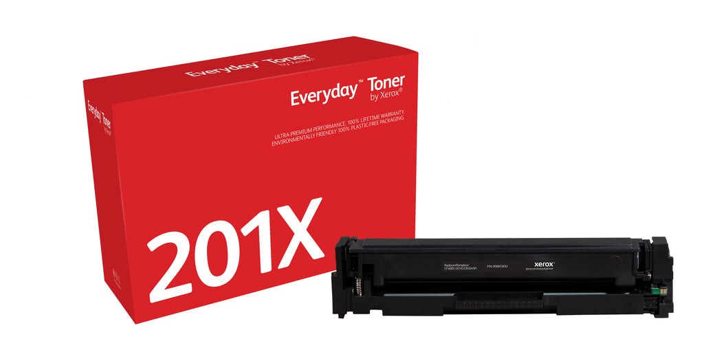 Toner Everyday™ Noir de Xerox compatible avec HP 201X (CF400X), Grande capacité