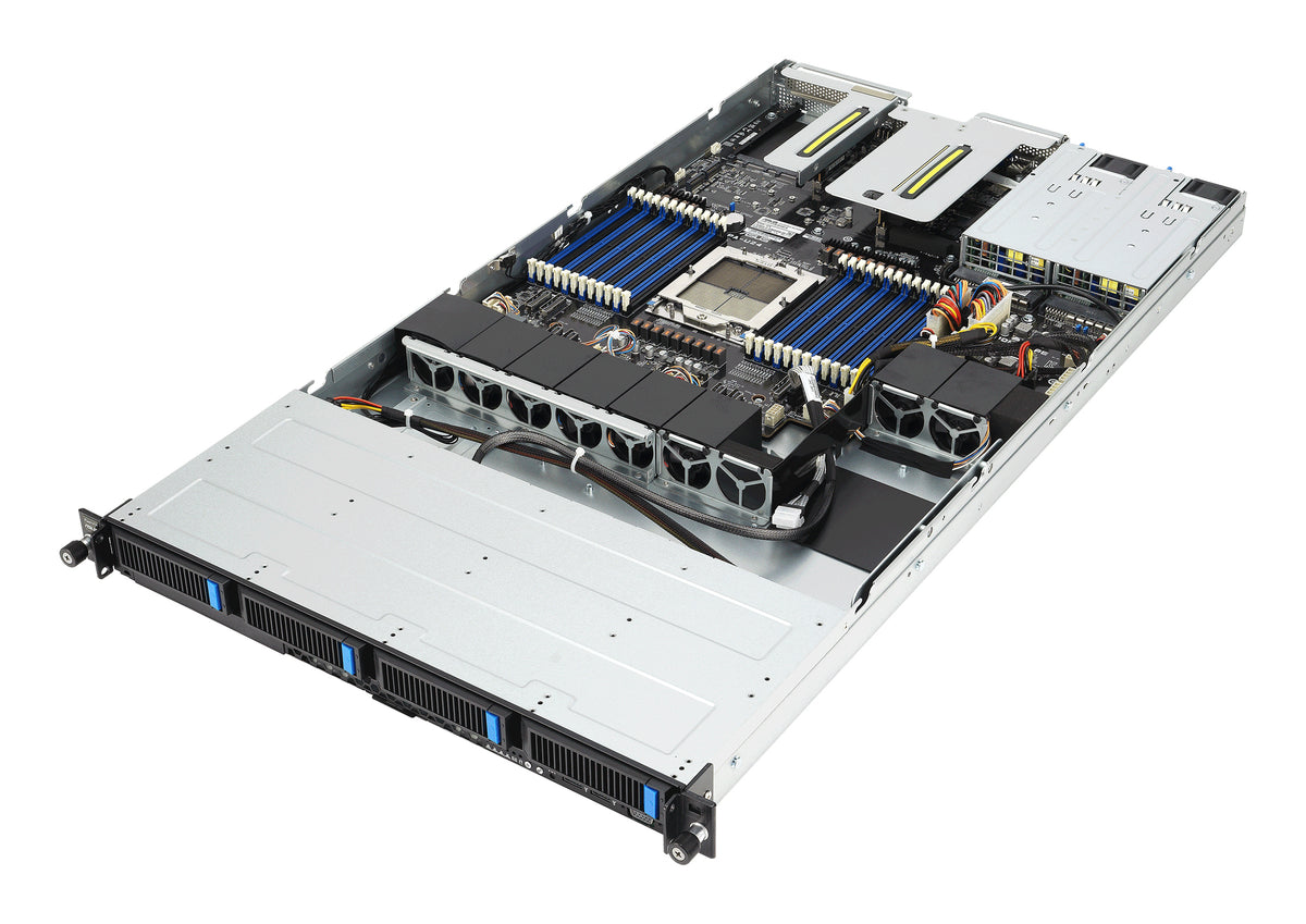ASUS RS501A-E12-RS4 Serveur Rack 1U LGA 6096, Noir et Argent