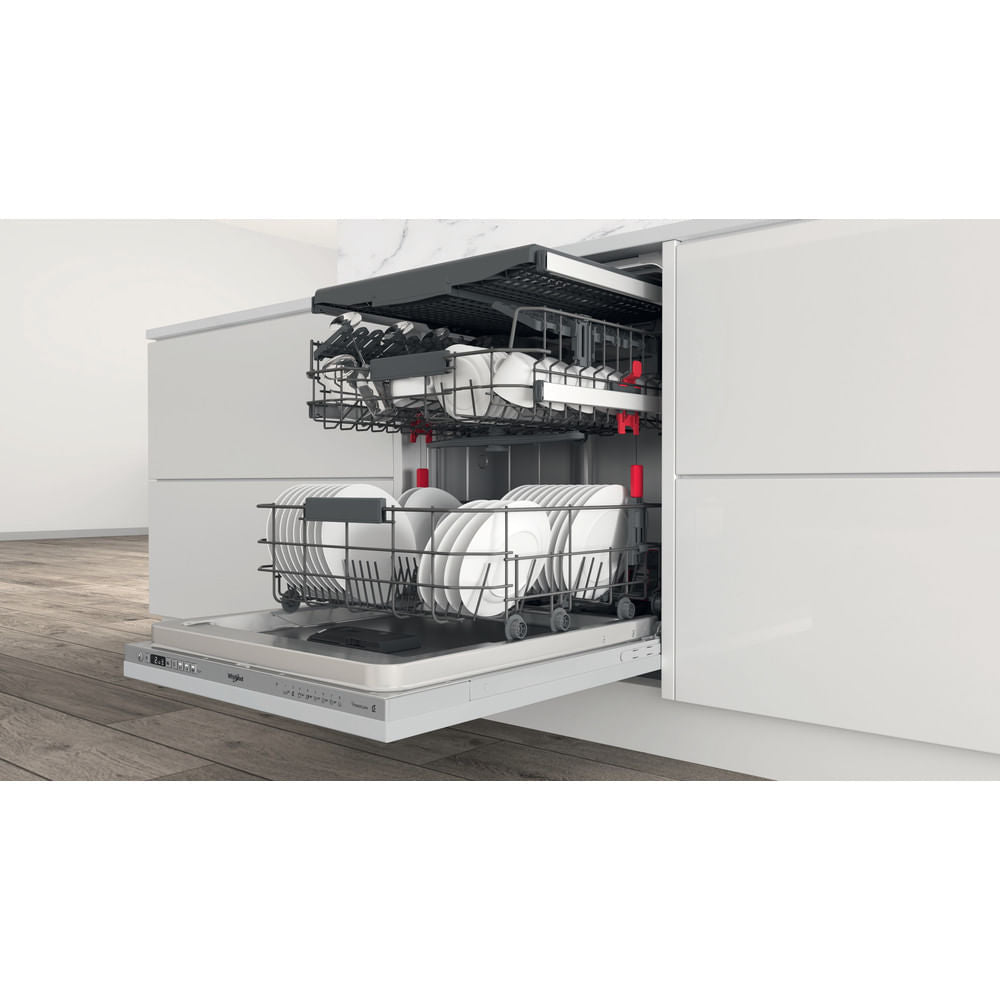 Whirlpool WIC 3C33 PFE UK Entièrement intégré 14 couverts