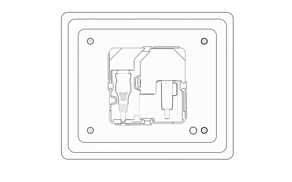 Adaptateur d'Alimentation et Onduleur Intérieur pour Humly Room Display, 24 W, Noir