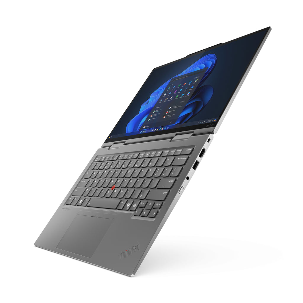 Lenovo ThinkPad X1 2-in-1 Gen 10 Aura Edition Copilot+ PC Intel Core Ultra 7 258V Hybride (2-en-1) 35,6 cm (14") Écran tactile 2.8K 32 Go LPDDR5x-SDRAM 1 To SSD Wi-Fi 7 (802.11be) Windows 11 Pro Allemand Gris