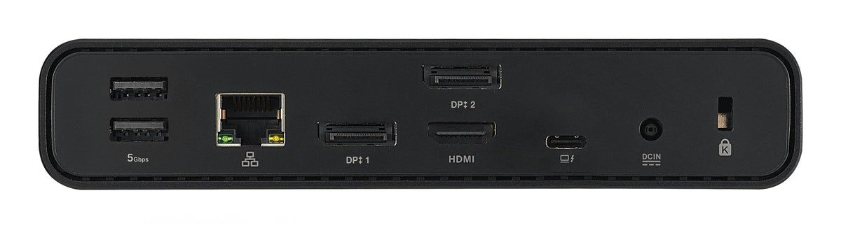 ASUS Triple Display USB-C Dock Duo DC301 Avec fil Noir