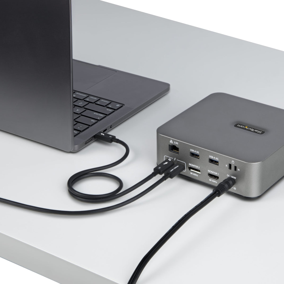 StarTech.com Câble Thunderbolt 5 80cm, 80Gbps à 120Gbps, 240W PD, 8K 60Hz, Certifié