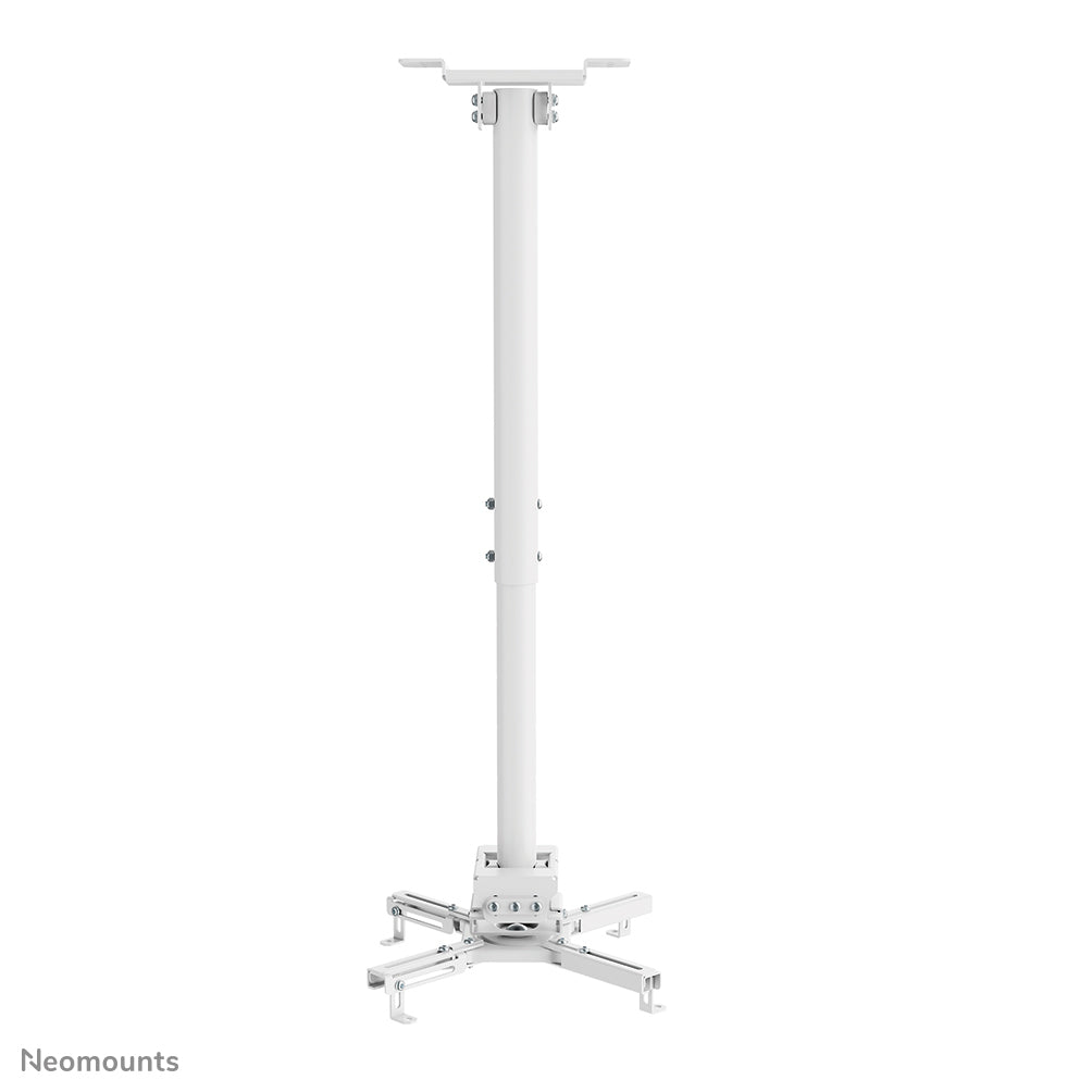 Neomounts Neomounts CL25-540WH1 Support de plafond pour vidéoprojecteur - h60.5-90.5 cm - installation facile - orientable
