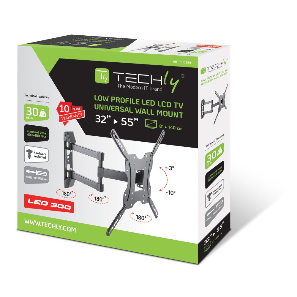 Support pour Téléviseur 139,7 cm (55") ICA-PLB 136E, Noir