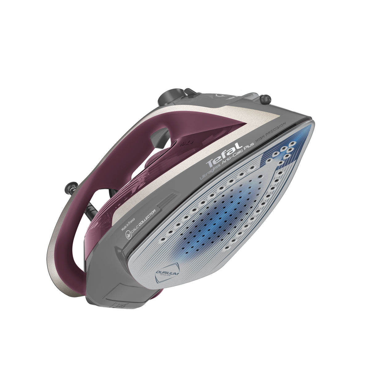 Tefal Ultragliss Anti-Calc Plus FV6840 Fer à vapeur 2800 W Violet, Argent - vue 2