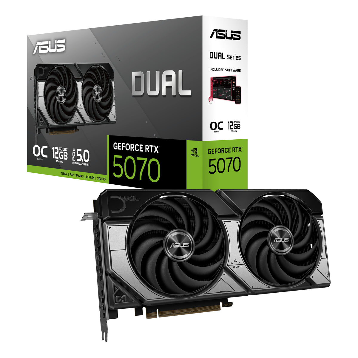 ASUS Dual GeForce RTX 5070 12 Go GDDR7